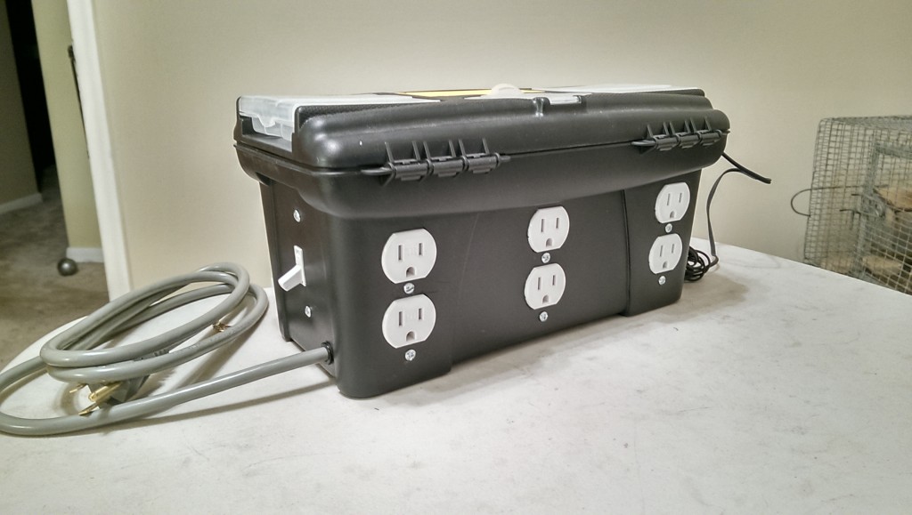 dual stage temperature controller back view
