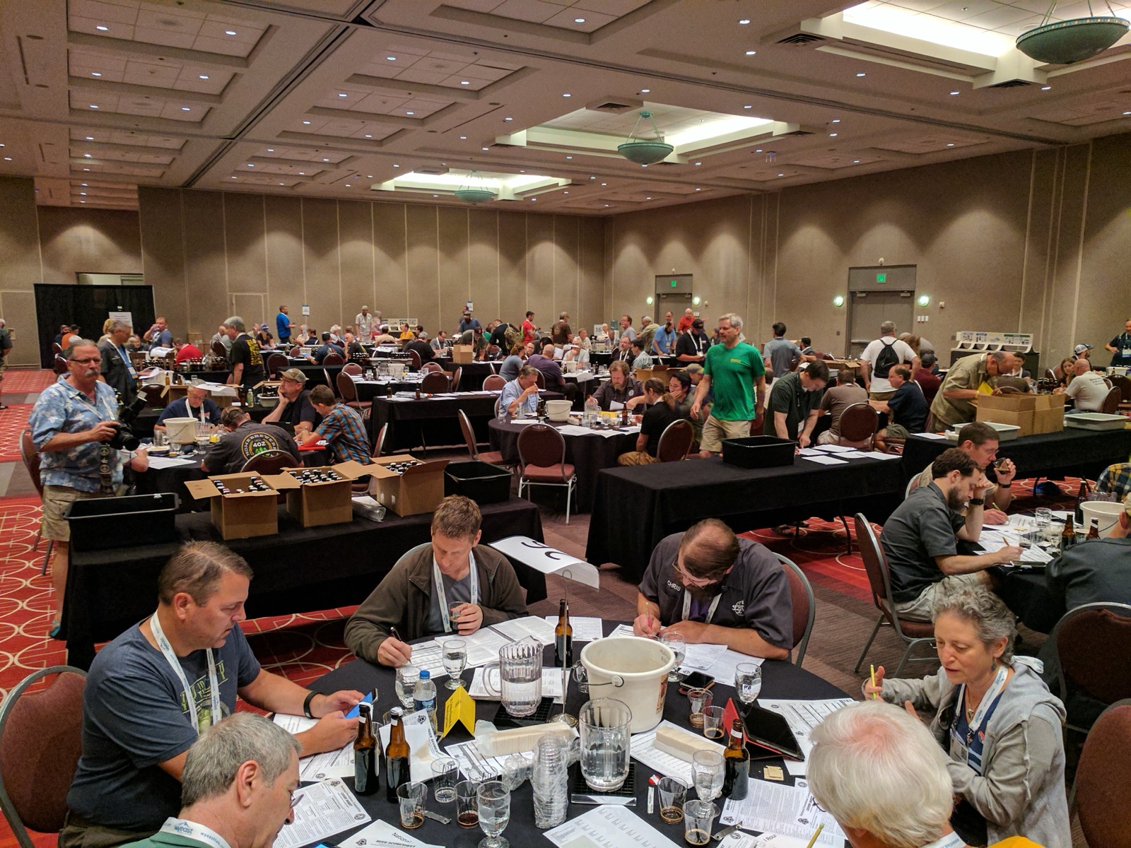 National Homebrew Competition - Judging in Progress
