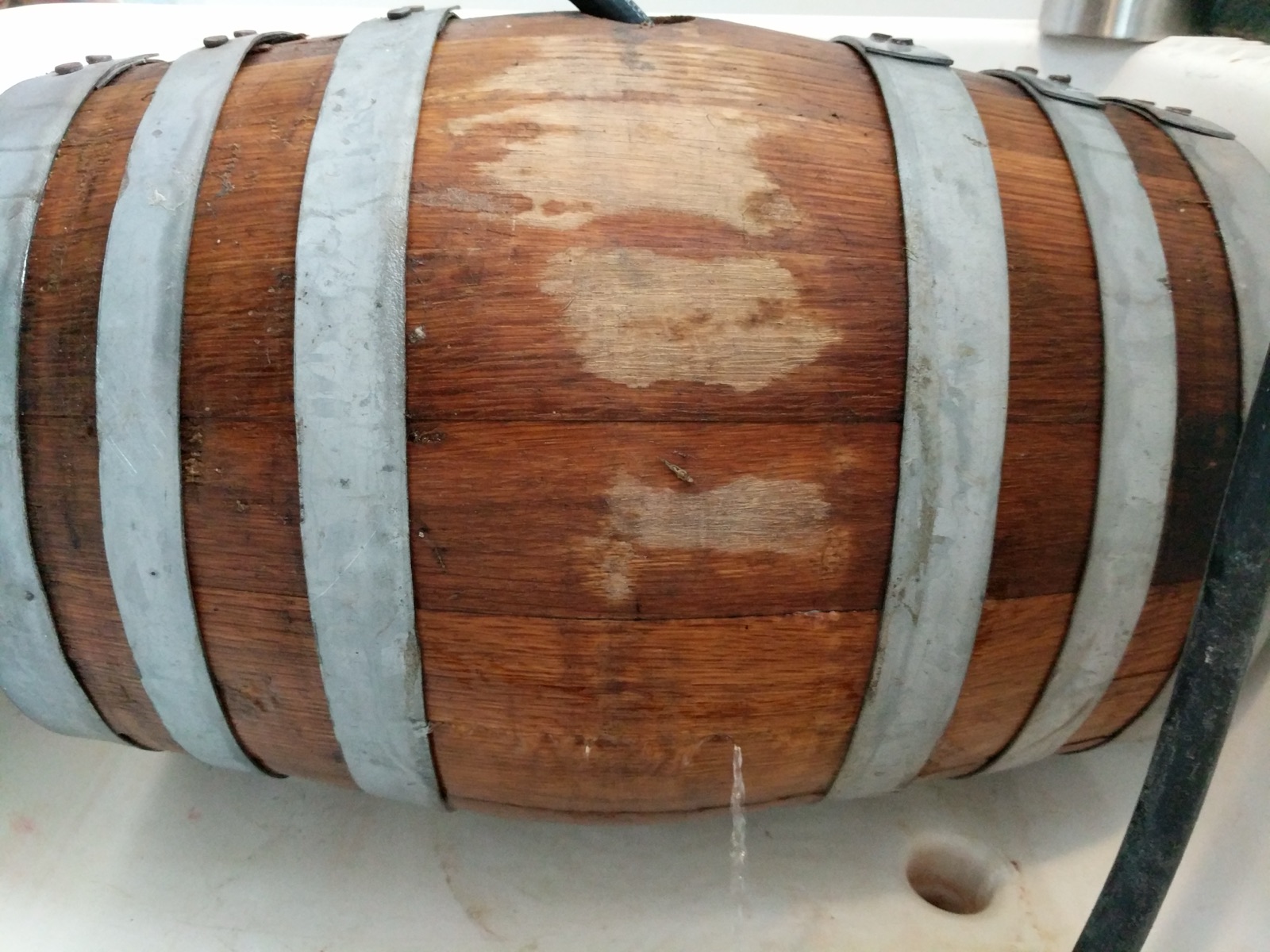 Swelling the leaky barrel