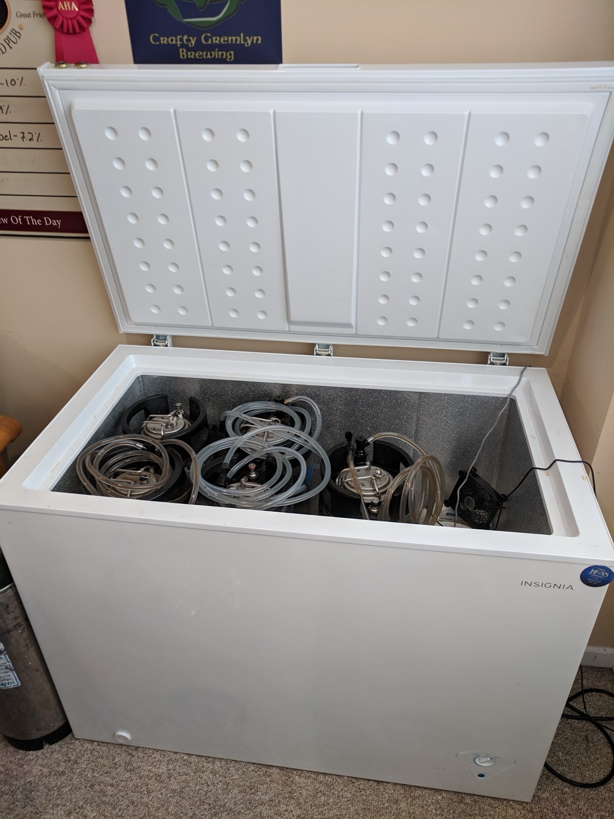 Beer inside means its a keezer