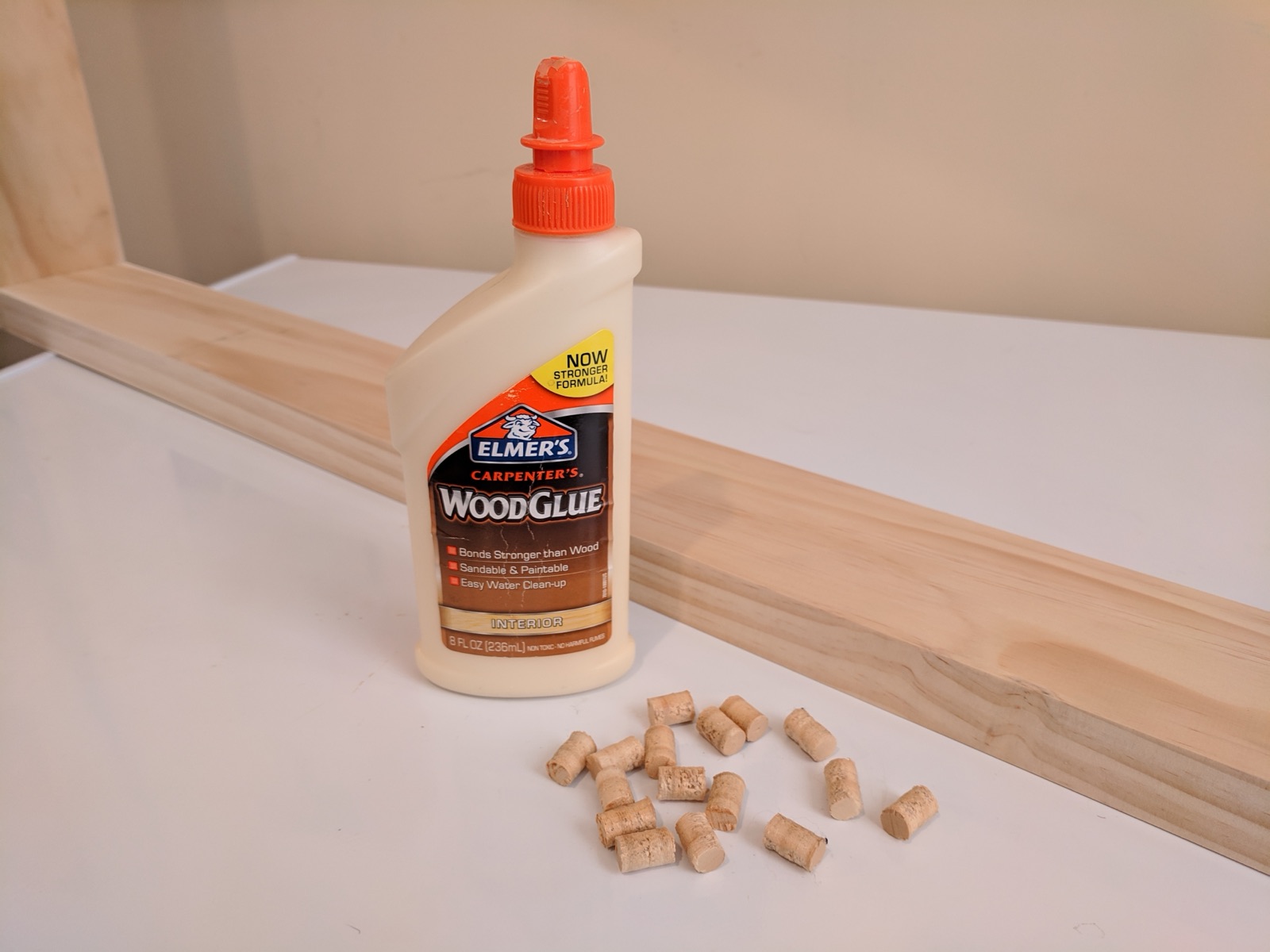 A little glue to keep those plugs in place